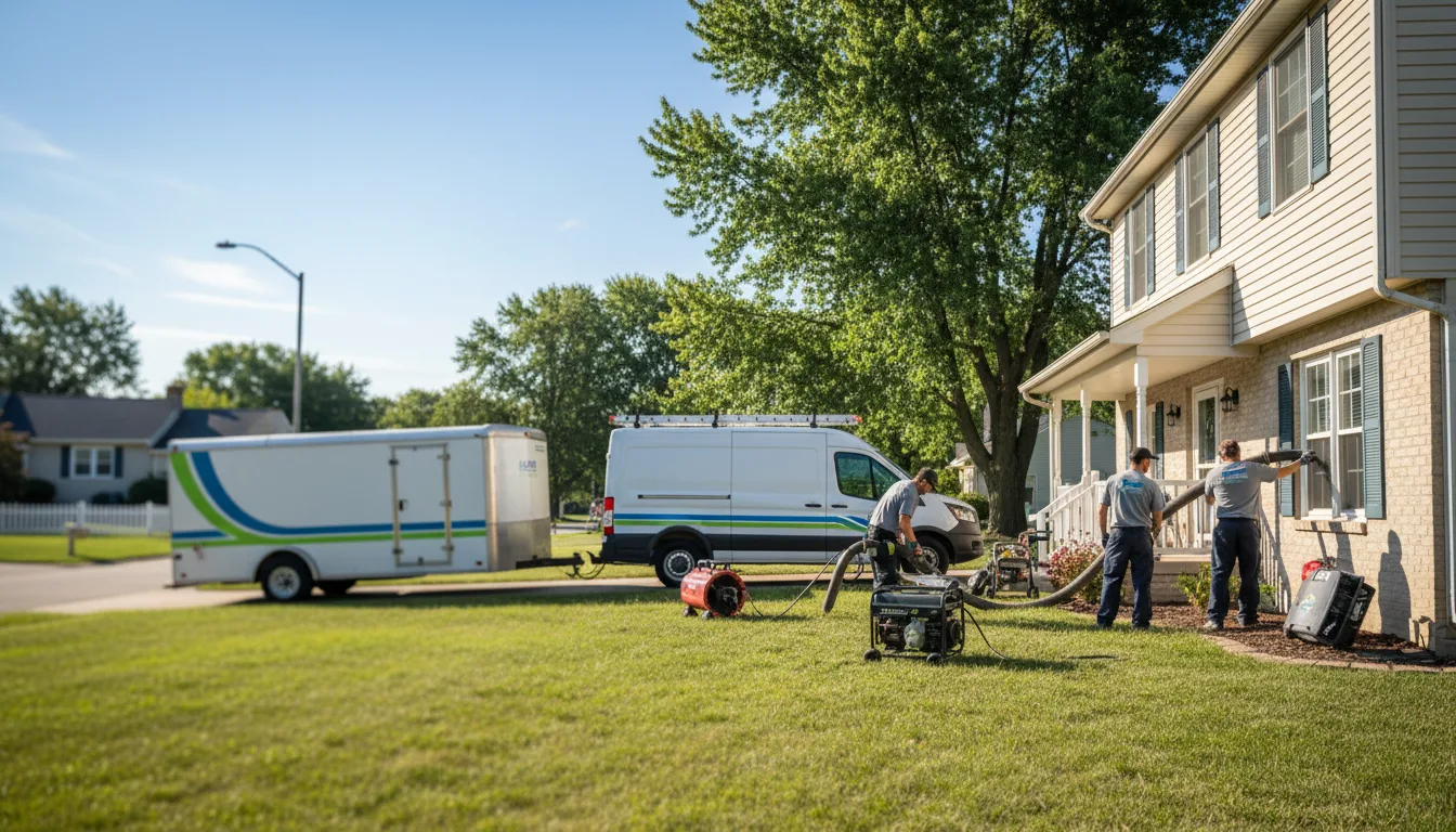 Flooded Basement Restoration And Cleanup With Repair in Stanford, IL near me